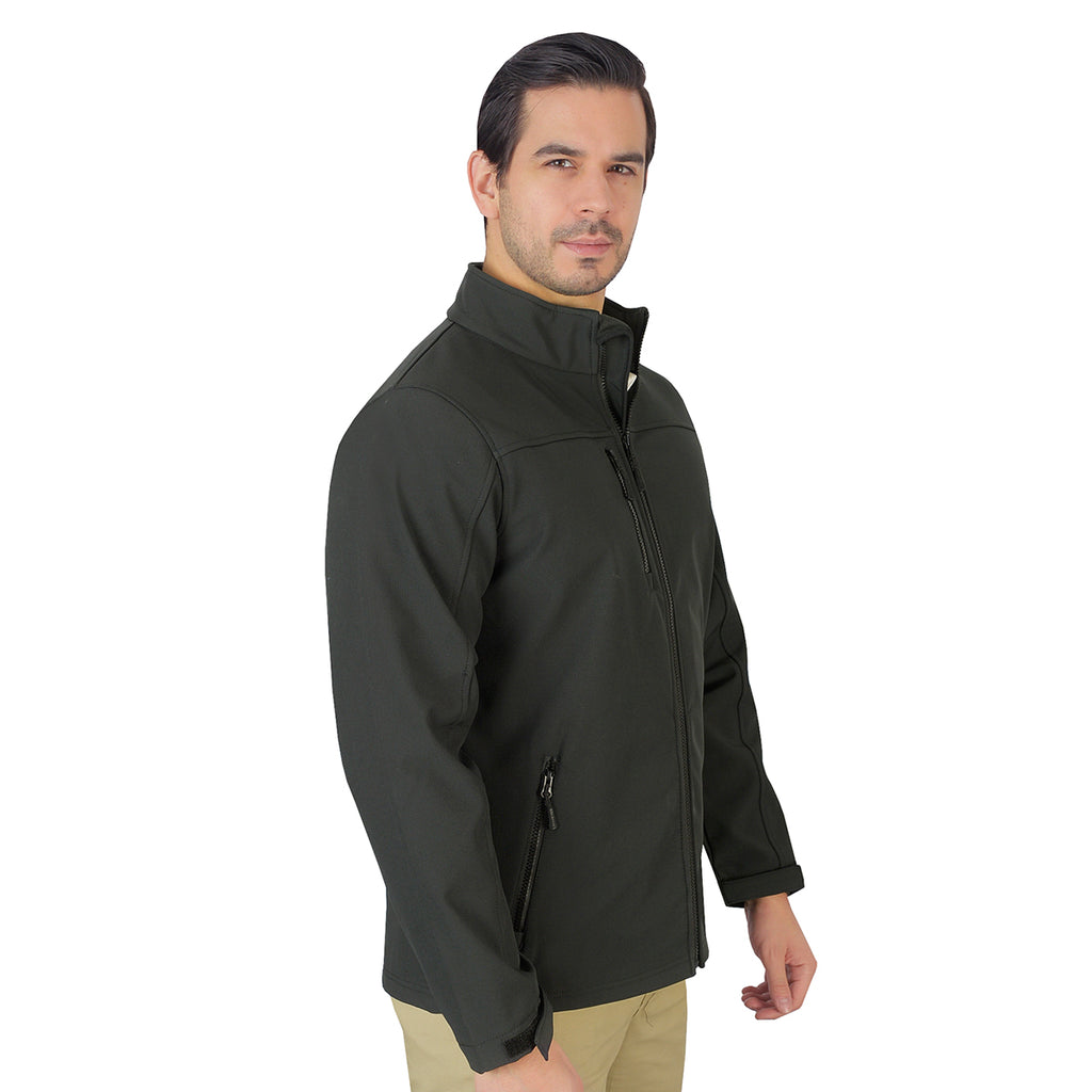 Chamarra Caballero Shell Rib Negro A1765