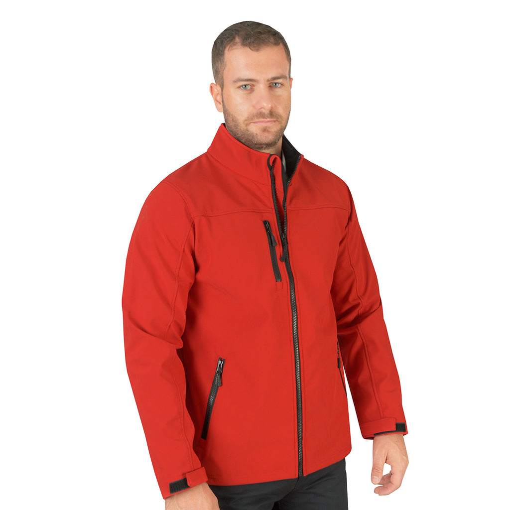 Chamarra Caballero Shell Rib Rojo A1765