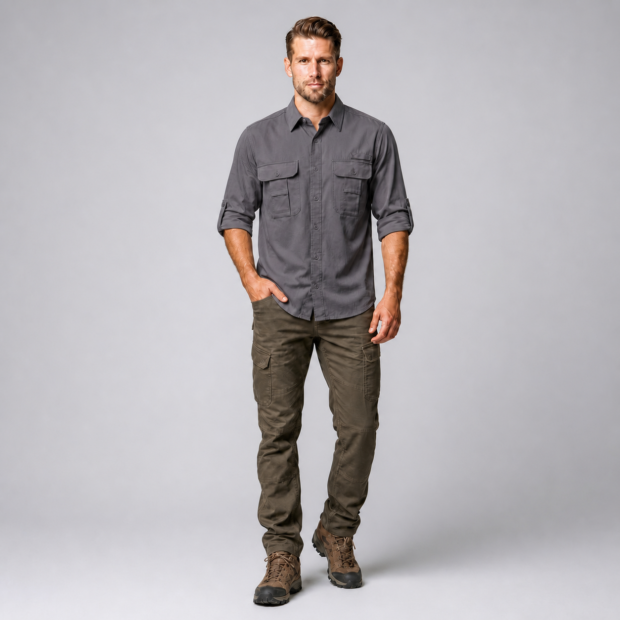Camisa Outdoors Explore Carbon A2695