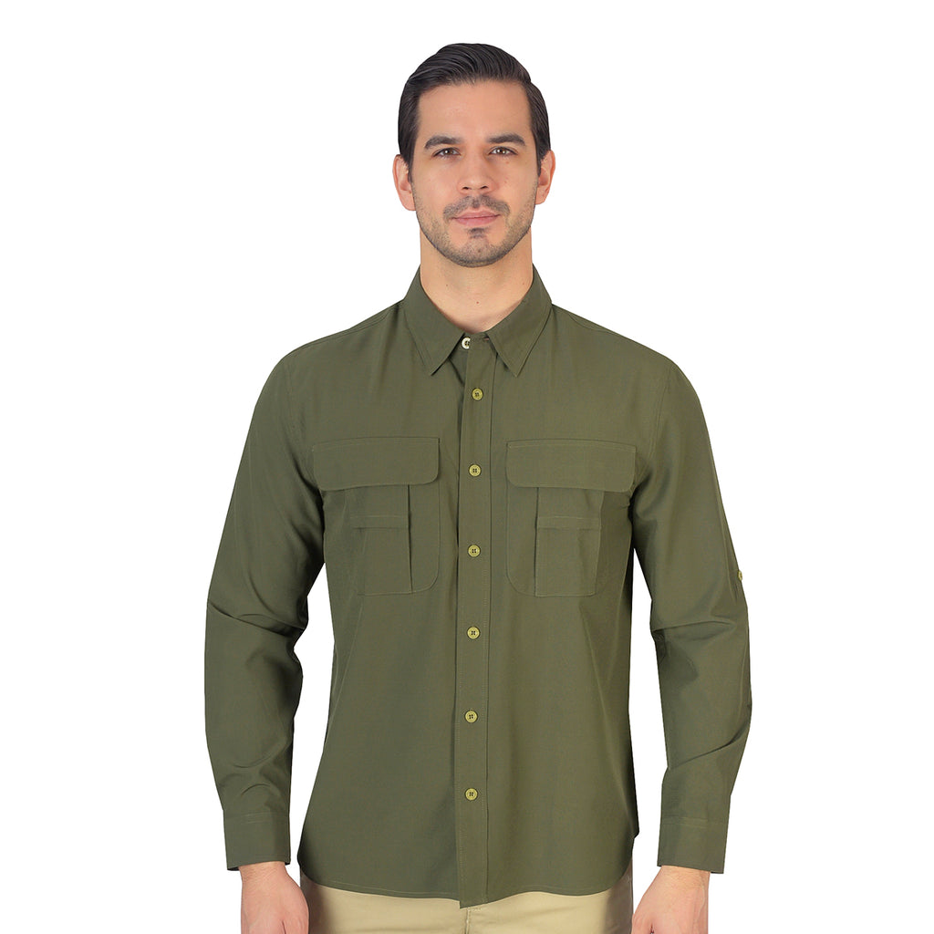 Camisa Caballero Outdoors Militar Explore  A2695