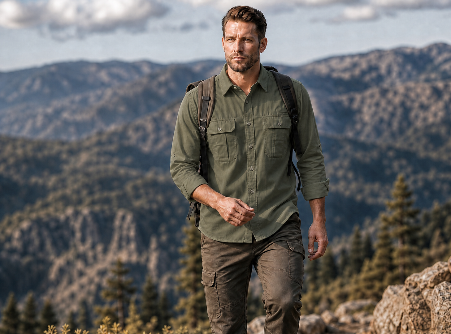 Camisa Outdoors explore Militar A2695