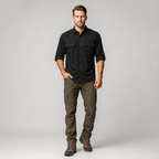 Camisa Outdoors explore Negro A2695