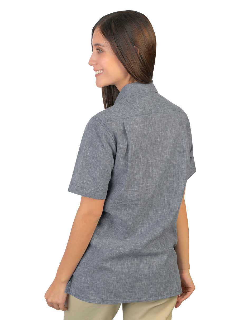 Blusa Lino Cancun Marino B0160