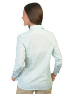 Blusa Lino Cancun Turquesa B0165