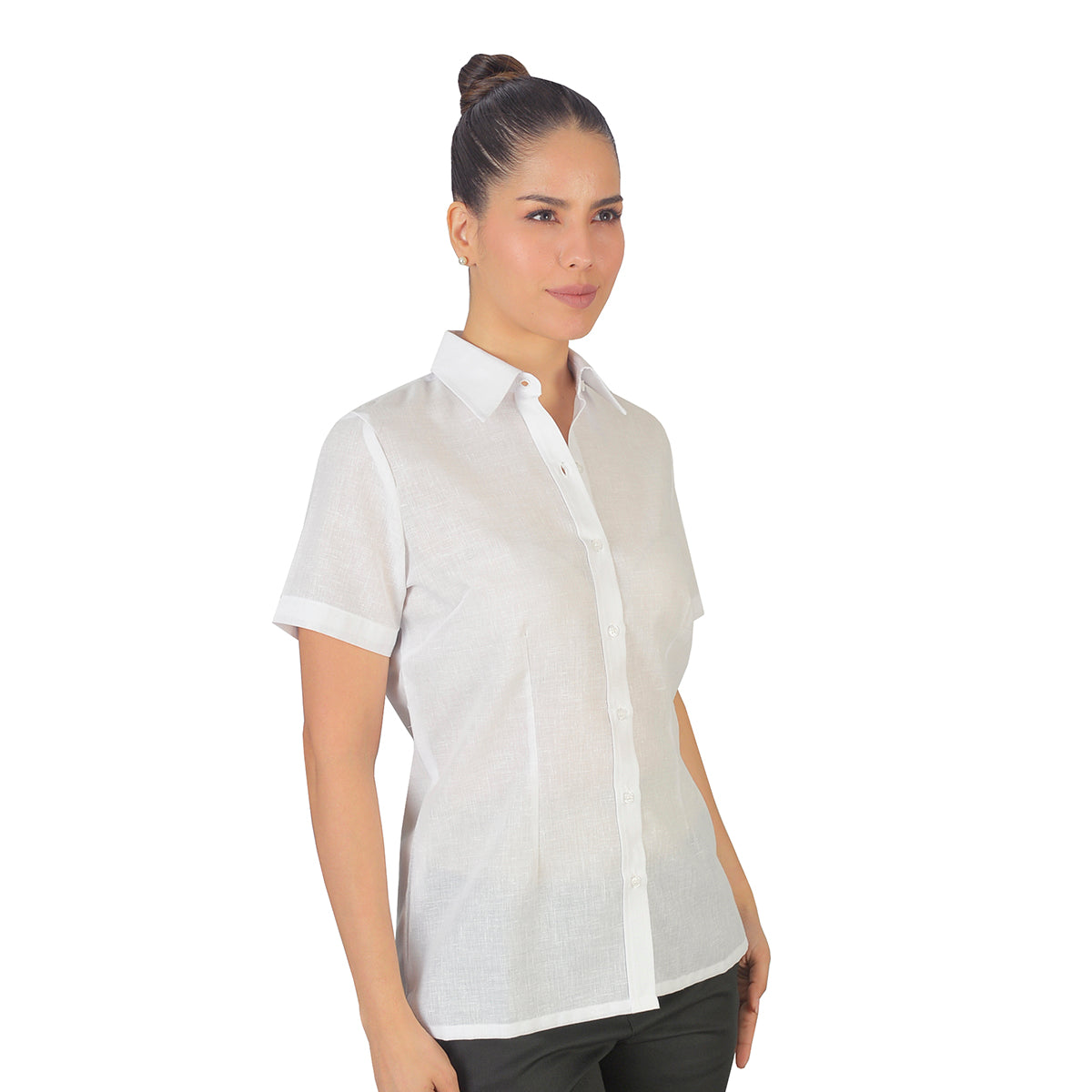 Blusa Lino Uniforme Blanco B0170