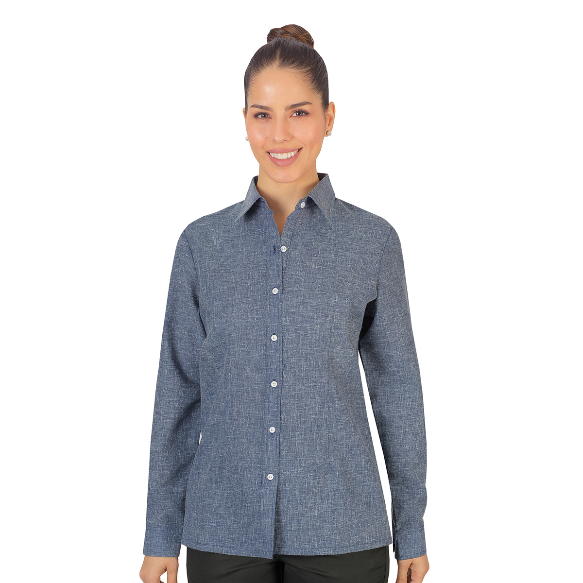 Blusa Lino Uniforme Marino B0175