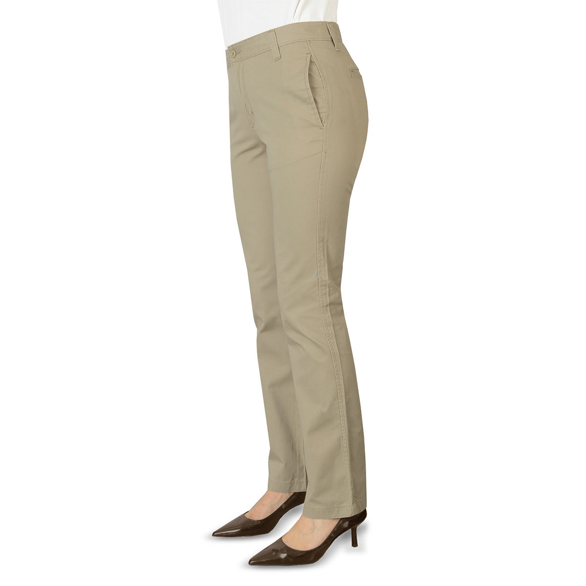 Pantalon Pant Dama S/p Gab. Premium Kaky B0600
