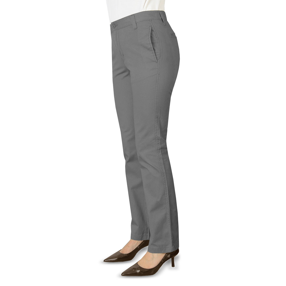 Pantalon Pant Dama S/p Gab. Harvard Gris B0610
