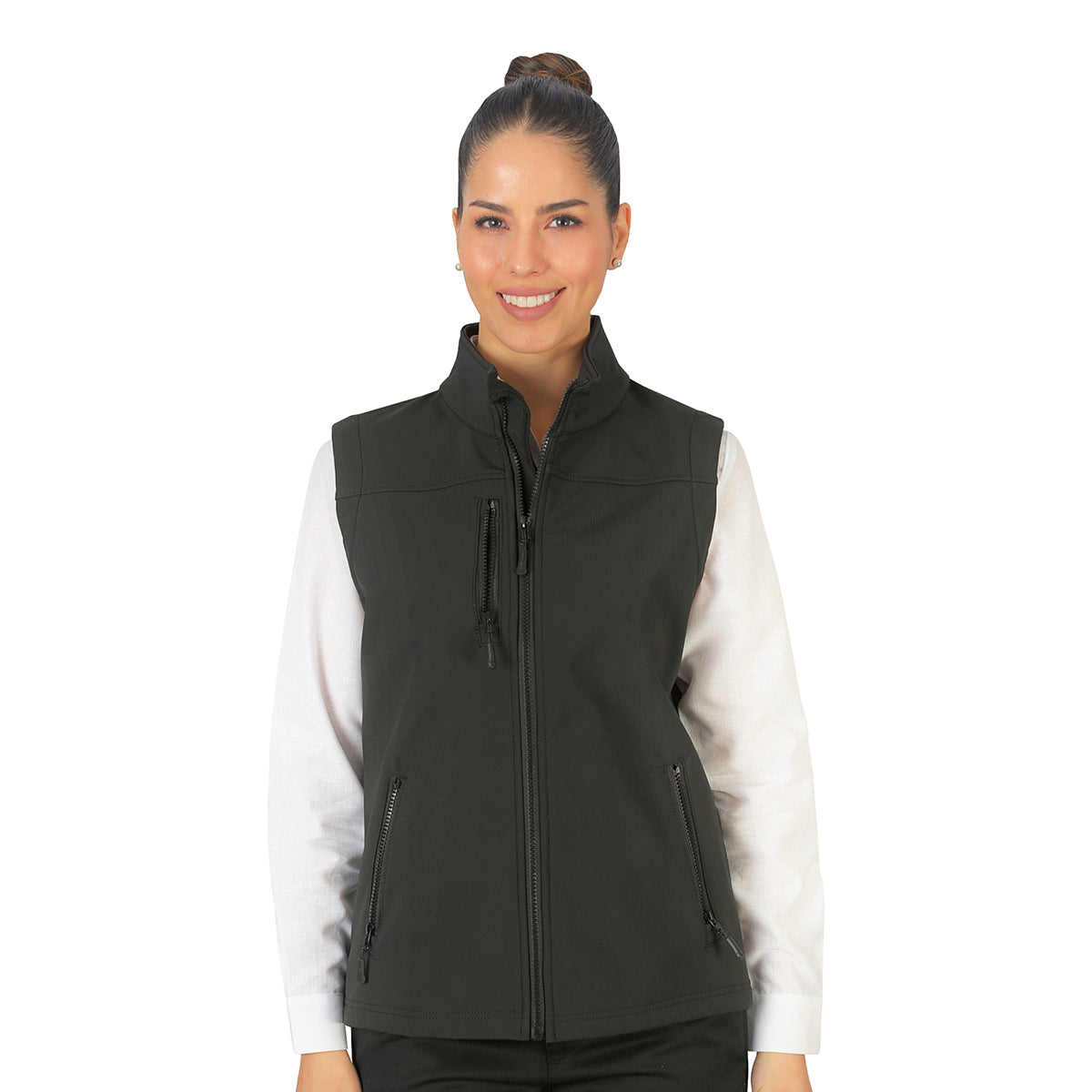 Chaleco Shell Rib Dama Negro B1760