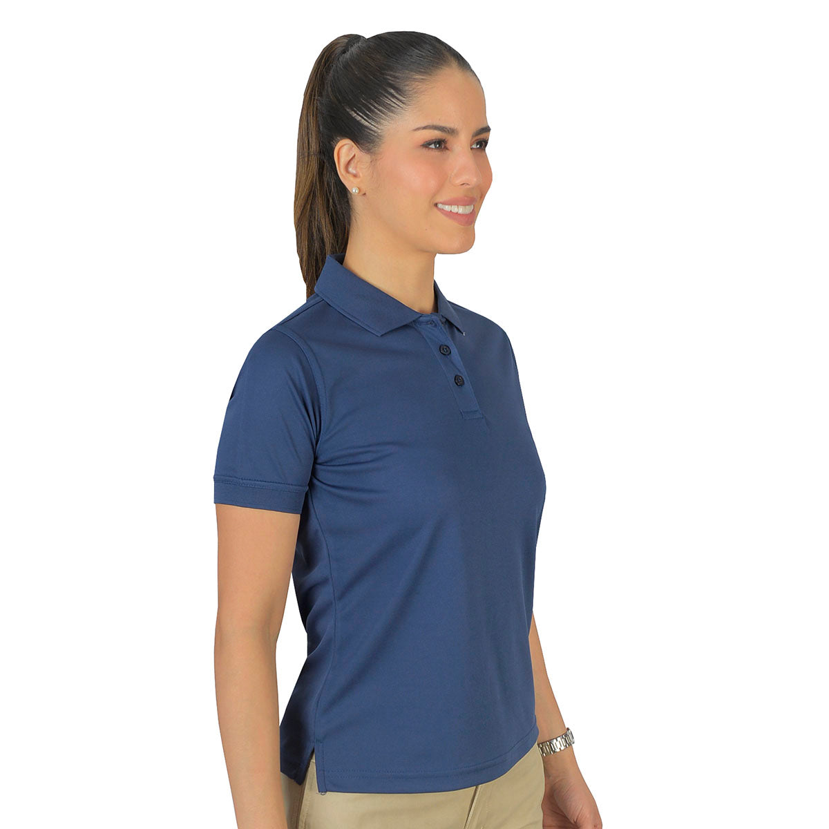 Polo Playera Polo Dry Fit Dama Navy B1770