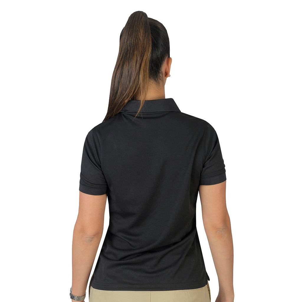 Polo Playera Polo Dry Fit Dama Negro B1770