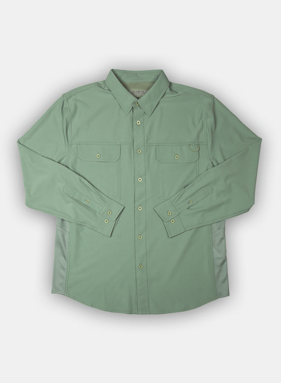 Camisa Outdoors Cool Max Pistache A2065