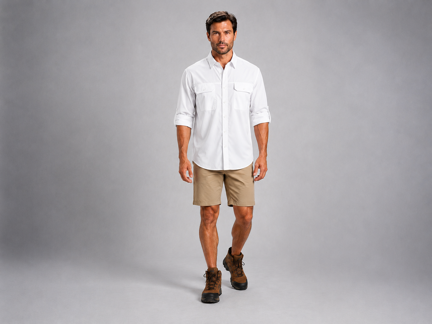 Camisa Outdoors Cool Max Blanco A2065