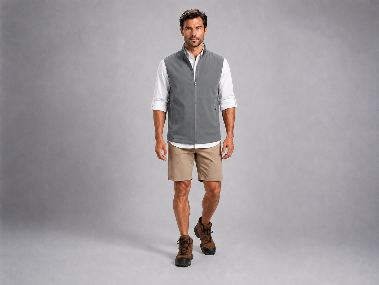 Chaleco Outdoors 9010 Gris G0100