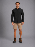 Camisa Outdoors Cool Max Negro A2065