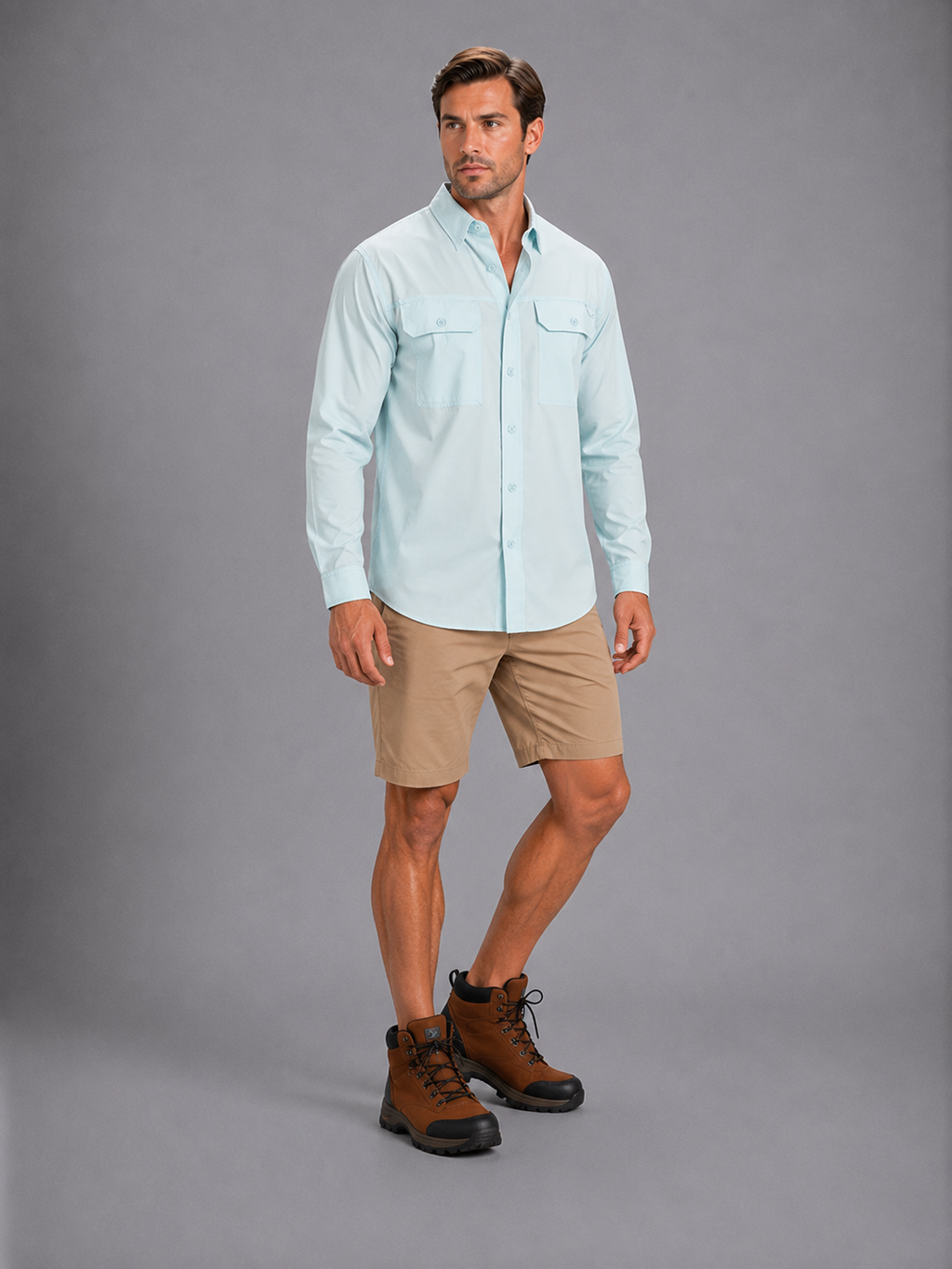 Camisa Outdoors Cool Max Cielo A2065