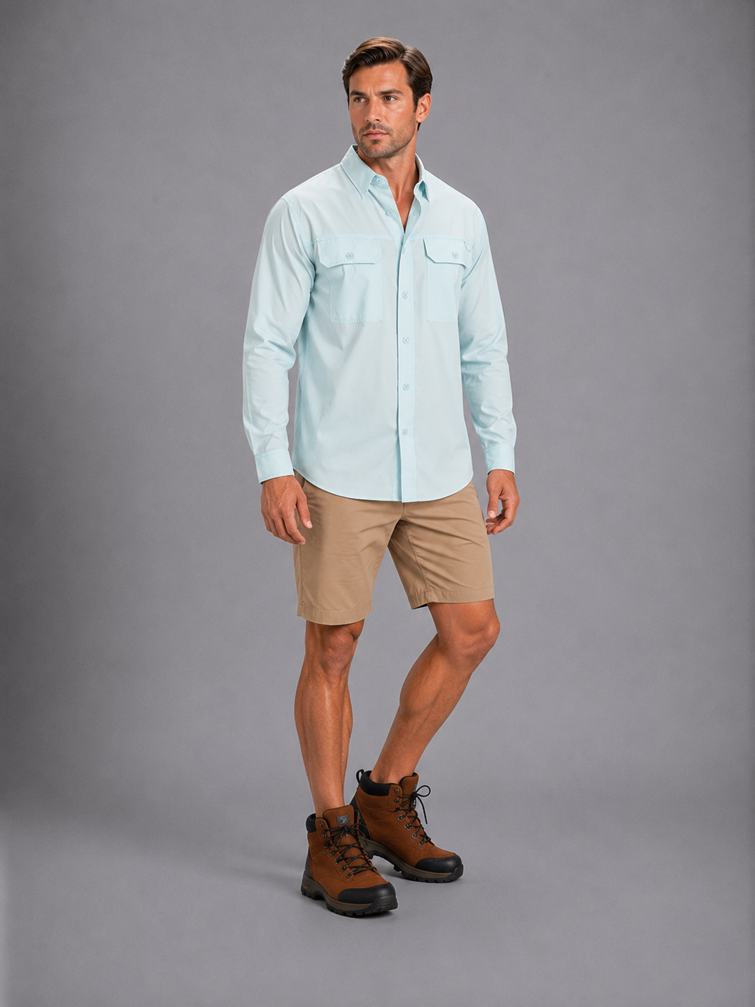 Camisa Outdoors Cool Max Cielo A2065