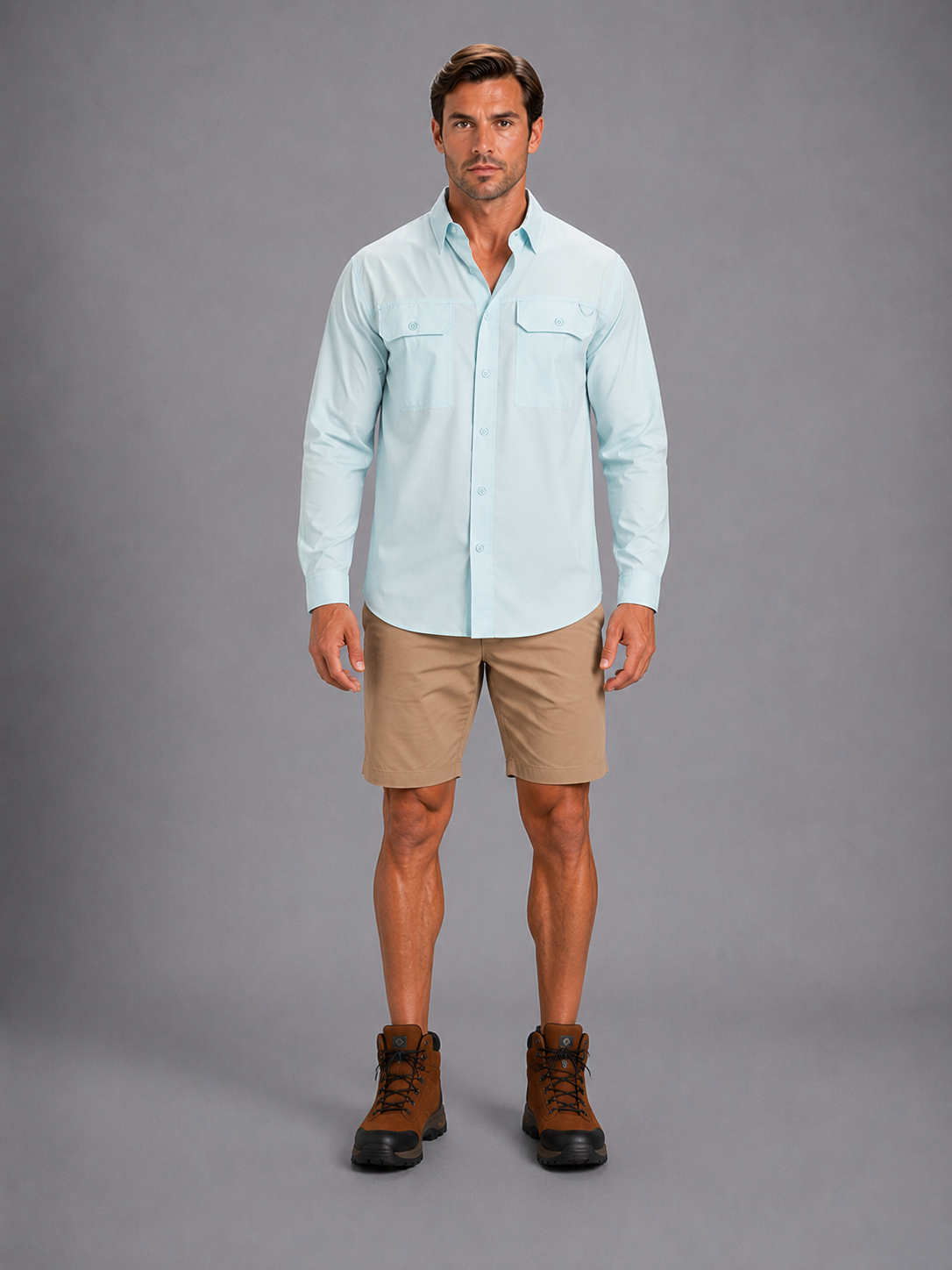 Camisa Outdoors Cool Max Cielo A2065