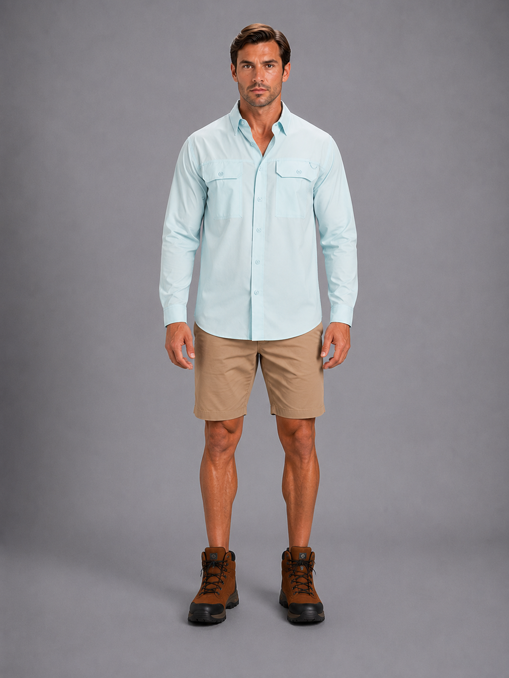 Camisa Outdoors Cool Max Cielo A2065