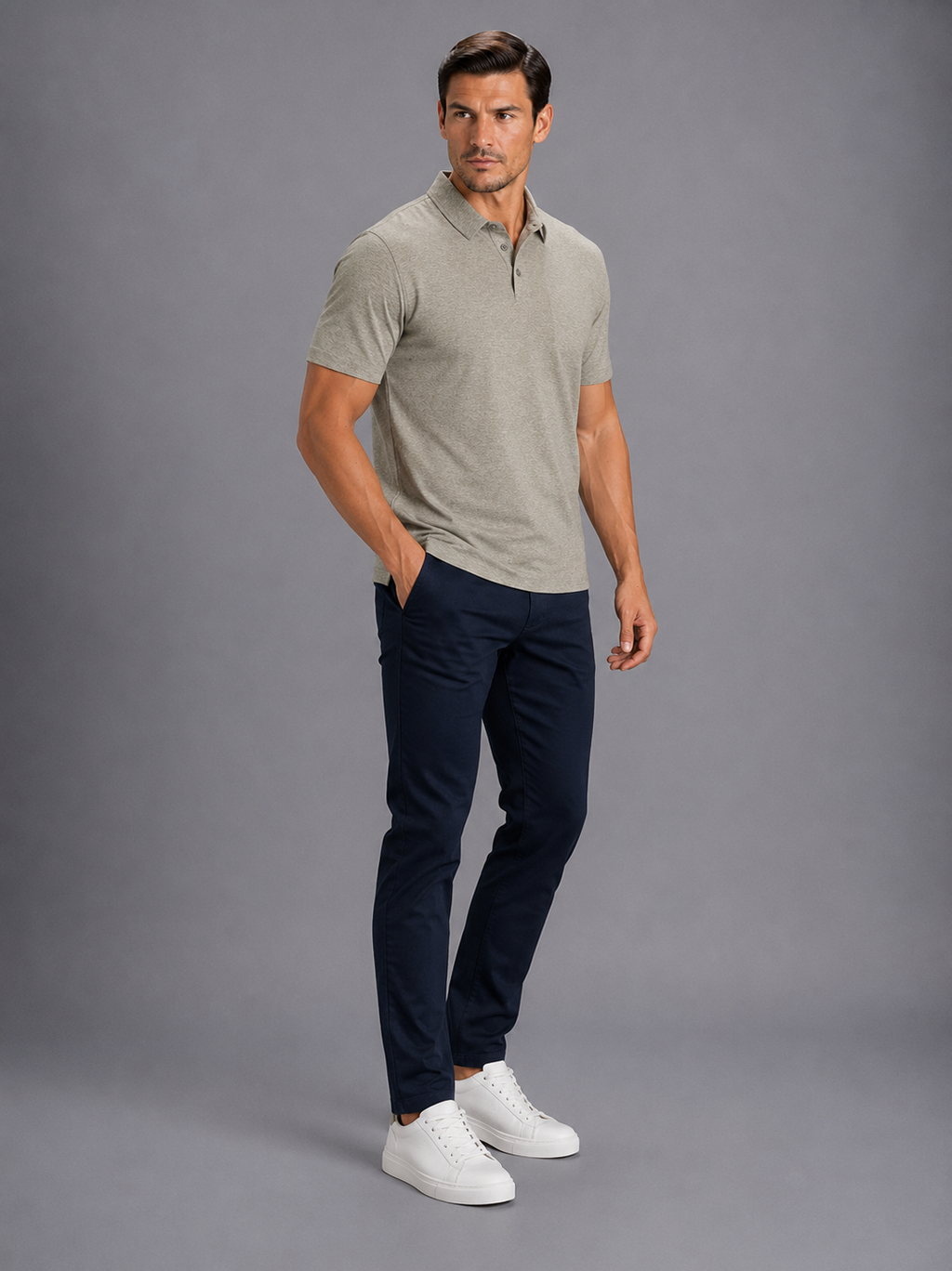 Polo Golf Pebble Beach Grey E0150