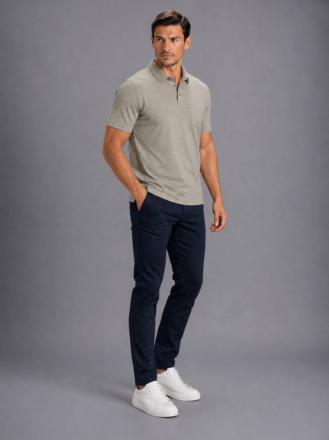 Polo Golf Pebble Beach Grey E0150