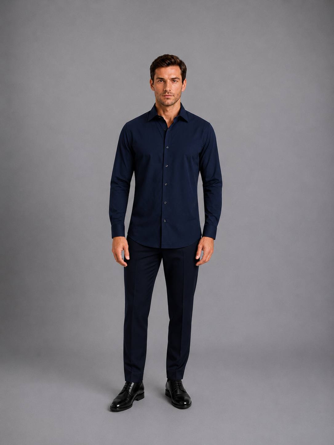 Camisa Shaken Marino C2341