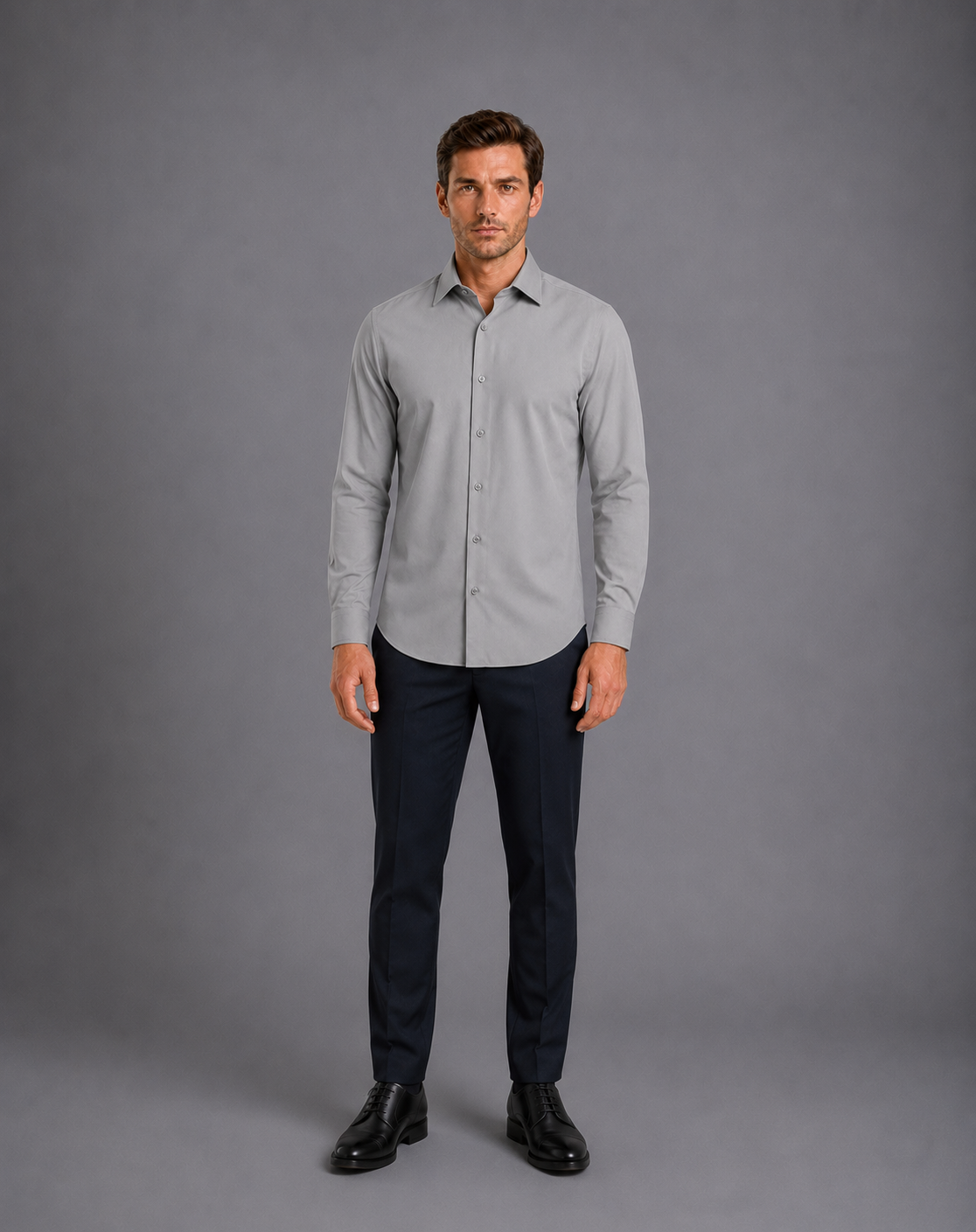Camisa Shaken Gris C2344