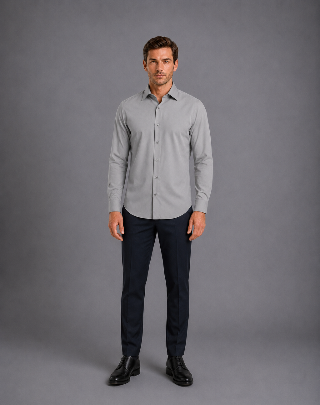 Camisa Shaken Gris C2344
