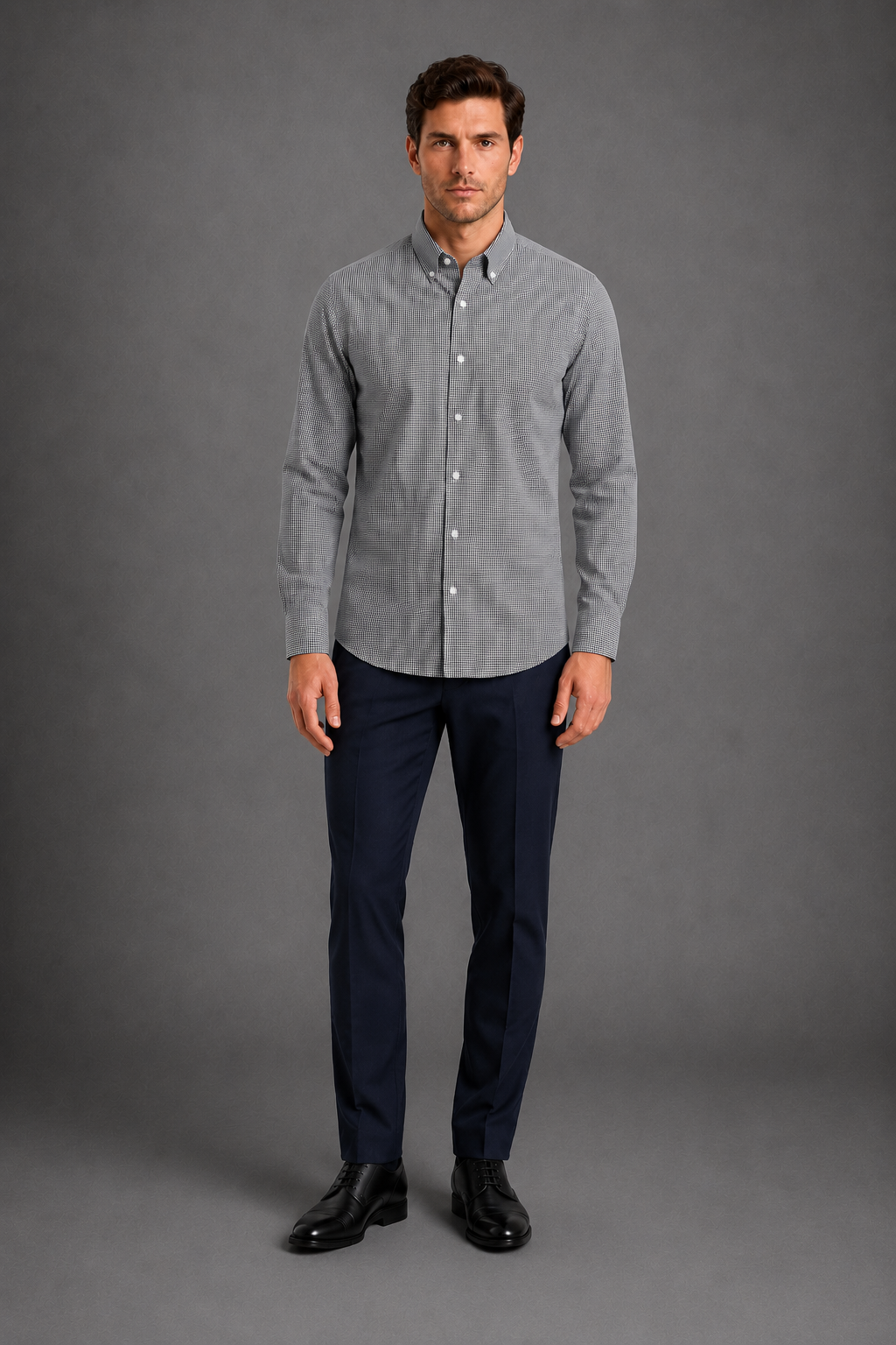 Camisa Basic 2307 Gris C2358
