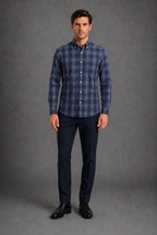 Camisa Scotland 3421 Negro C2363