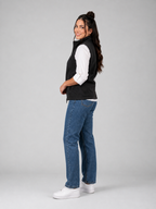 Chaleco Polar Fleece Dama Negro B2070