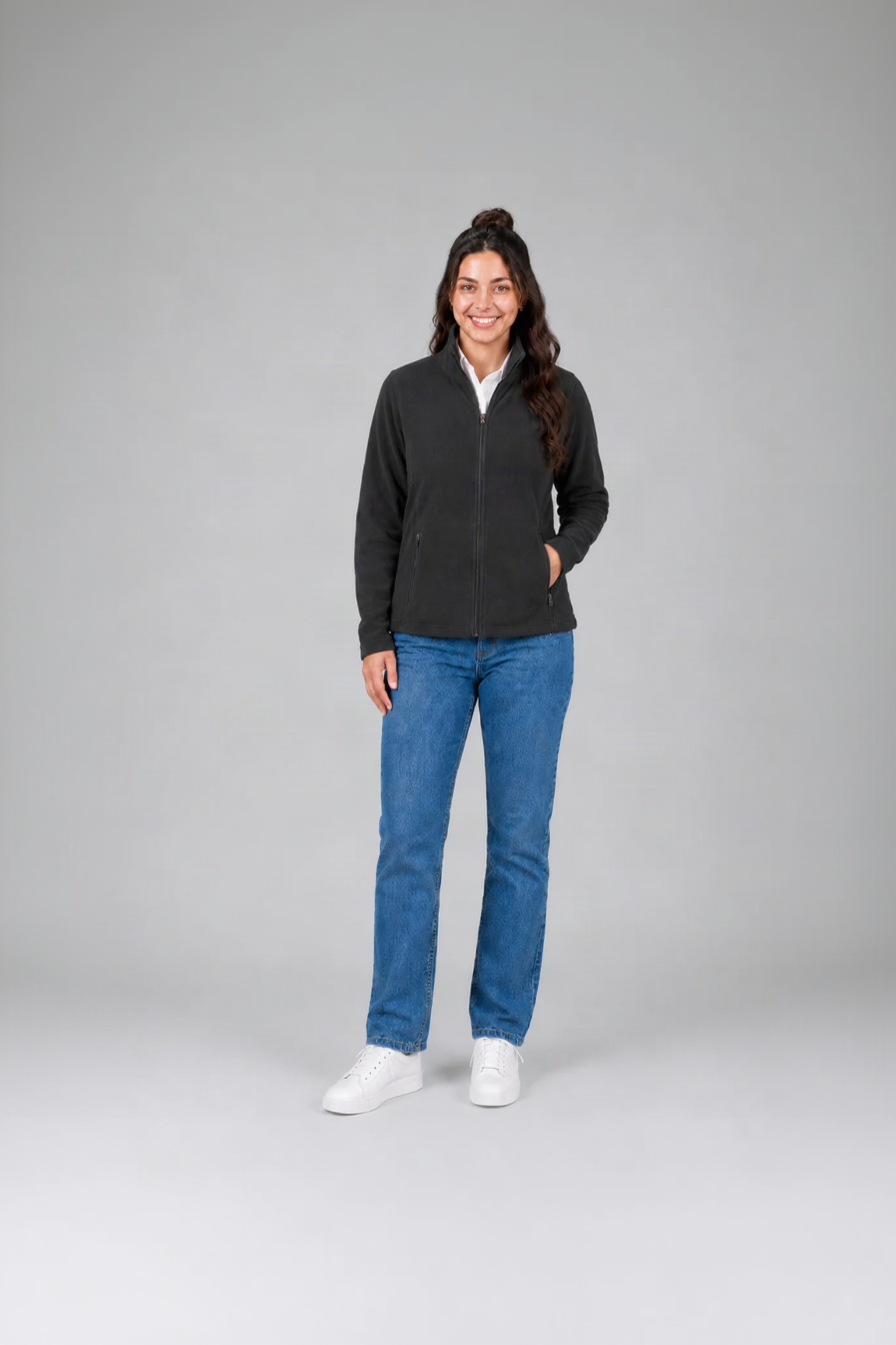 Chamarra Polar Fleece Negro B2075