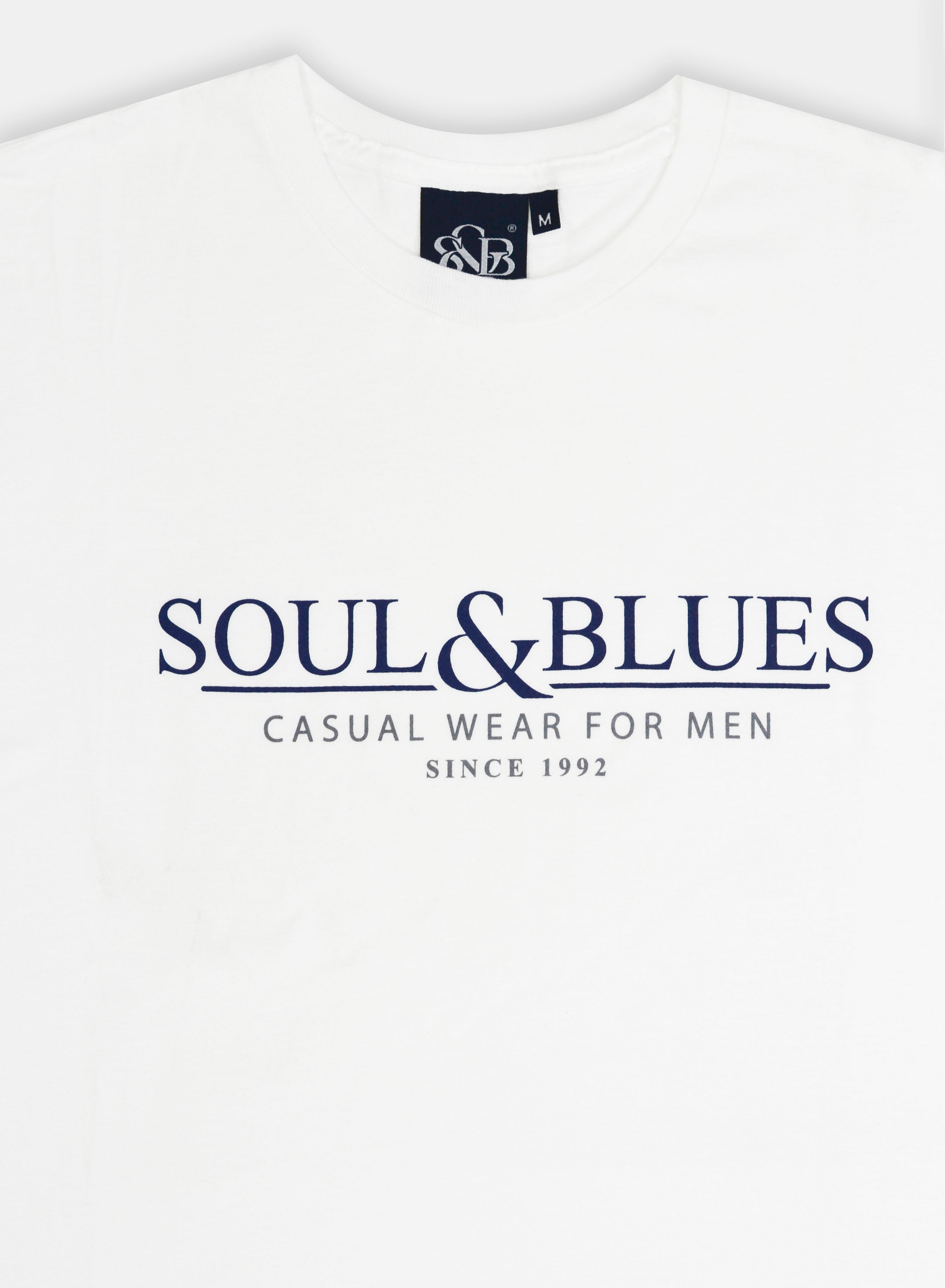 Playera SoulAndBlues Blanco E0083