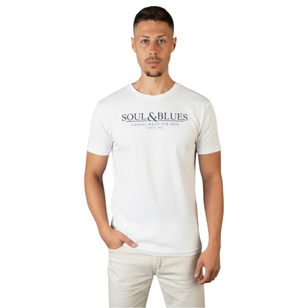 Playera SoulAndBlues Blanco E0083