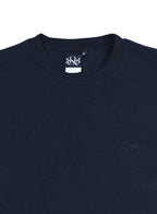 Playera Oversize Bordada Marino E0105