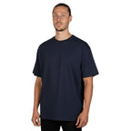Playera Oversize Bordada Marino E0105