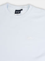 Playera Oversize Bordada Marfil E0105