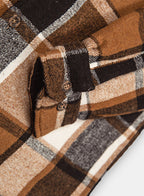 Sobrecamisa Cuadros Cafe K0005