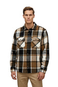 Sobrecamisa Cuadros Cafe K0005