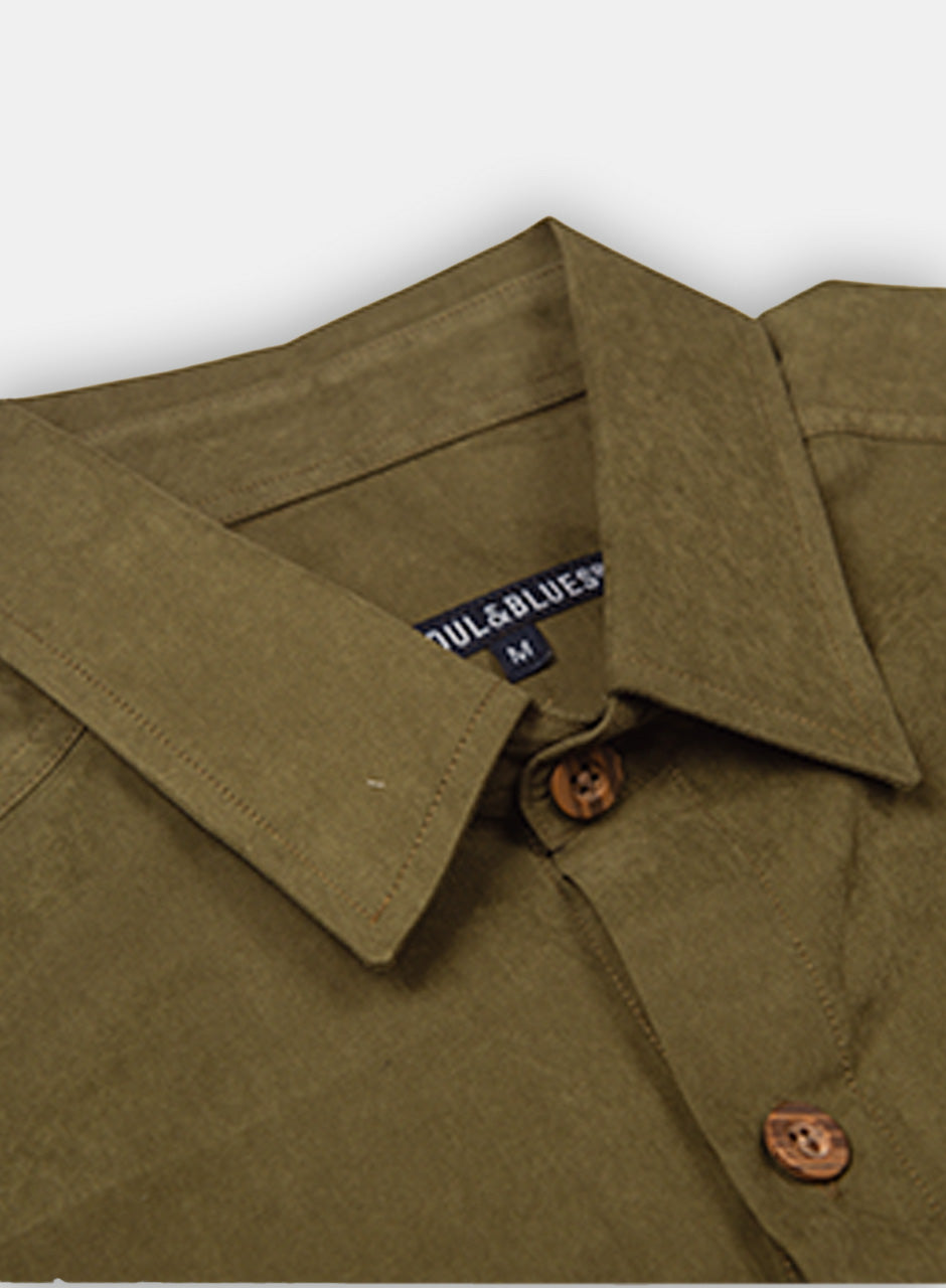 Sobrecamisa Suede Militar K0101