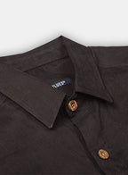 Sobrecamisa Suede Negro K0101