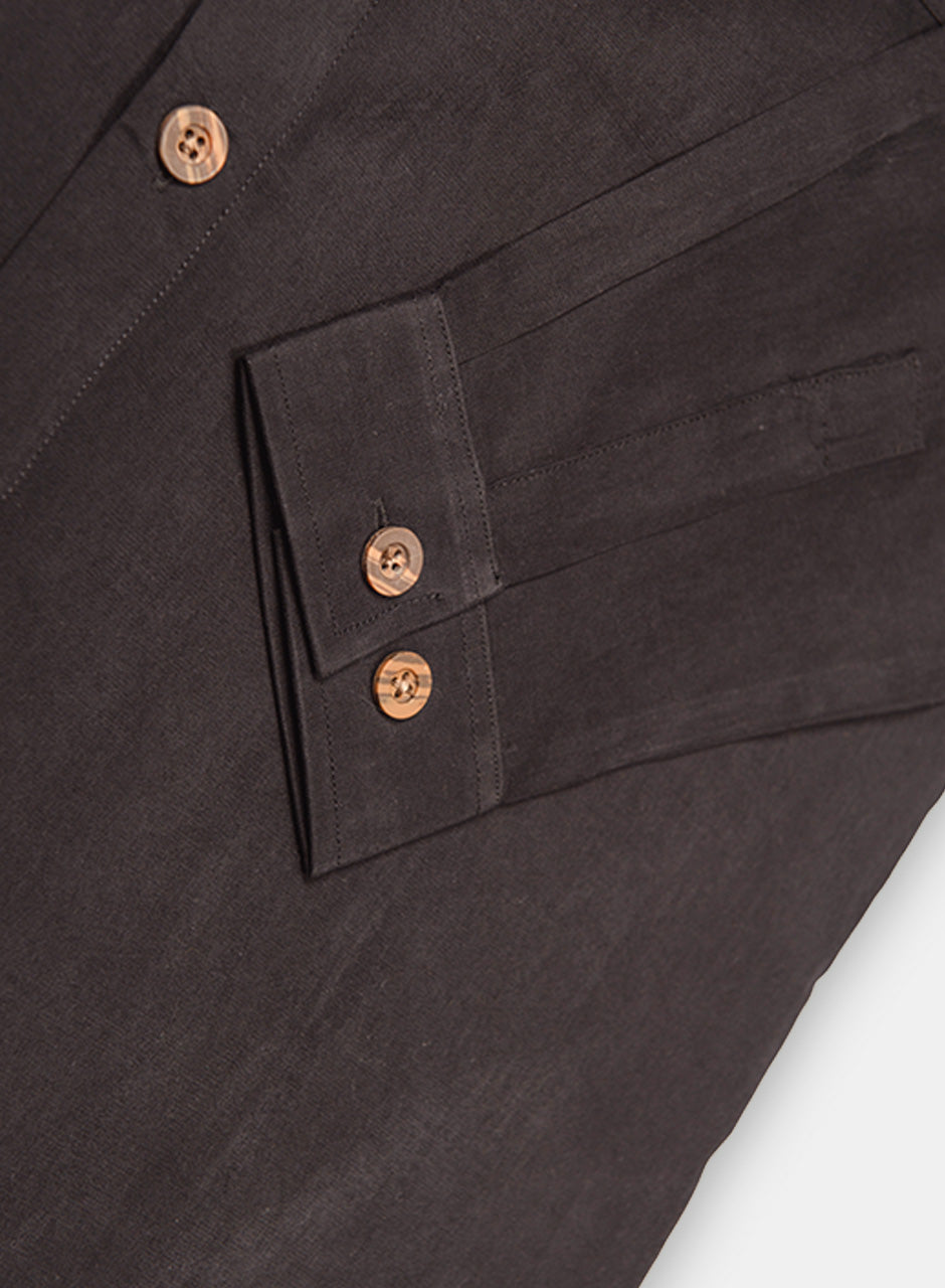 Sobrecamisa Suede Negro K0101
