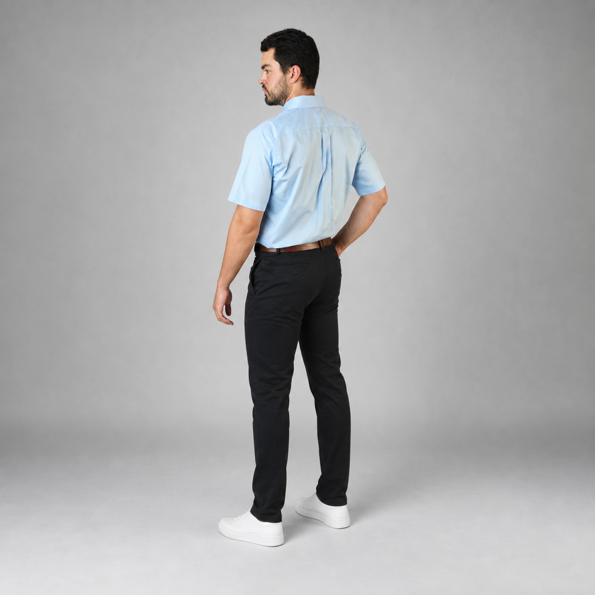 Camisa Popelina Elite Cielo A0030