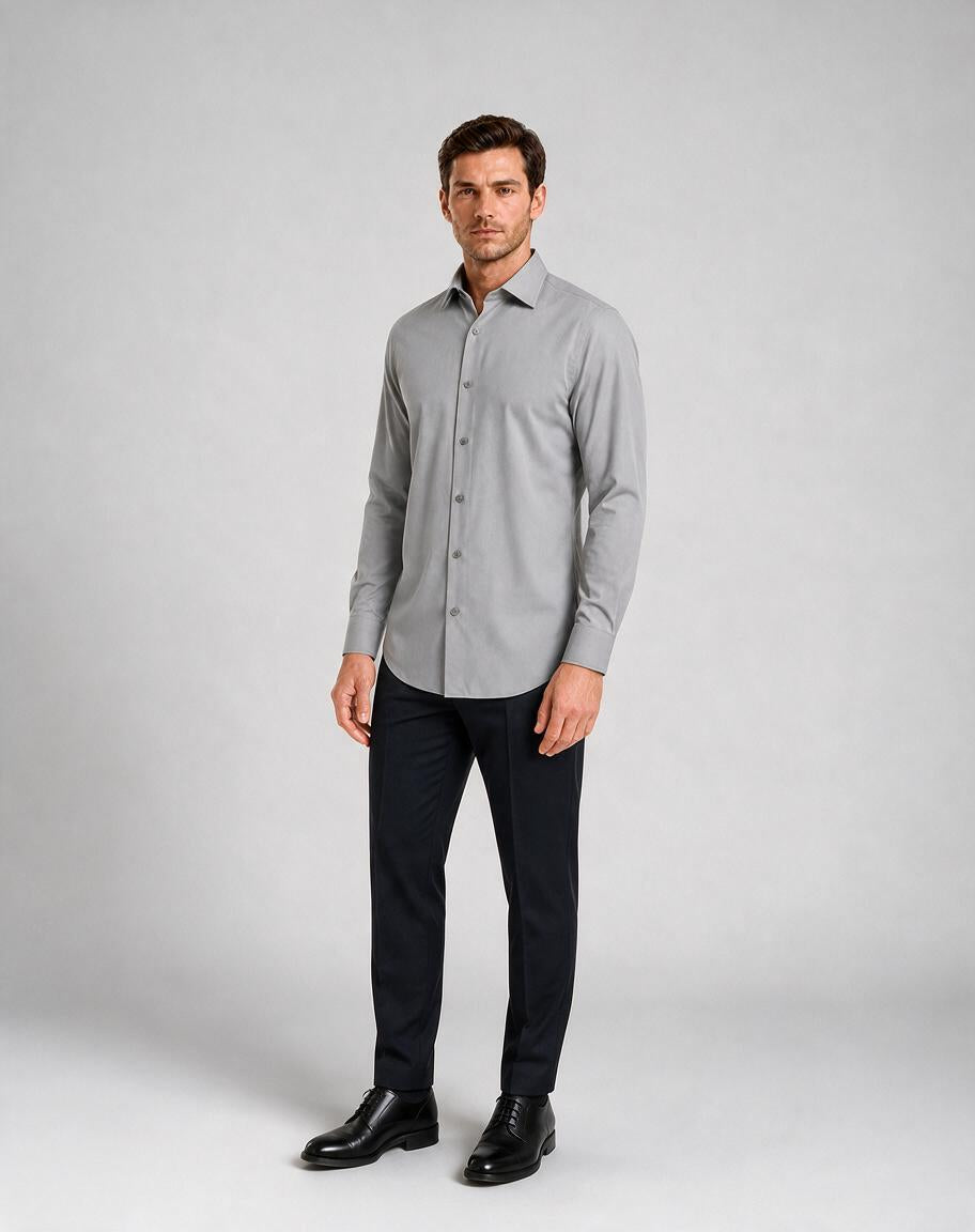 Camisa Shaken Gris C2344