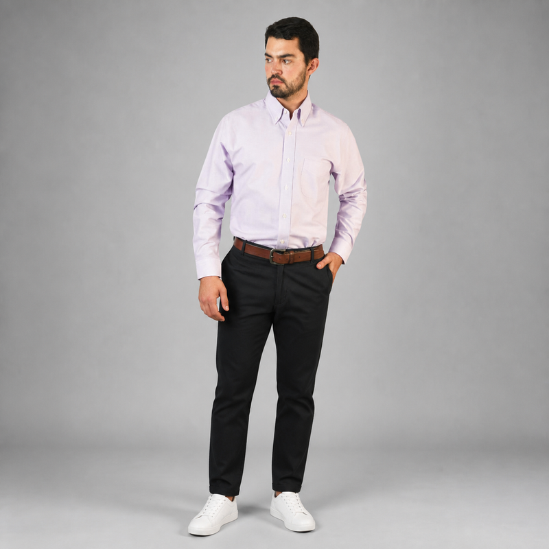 Camisa Oxford Lila A0055