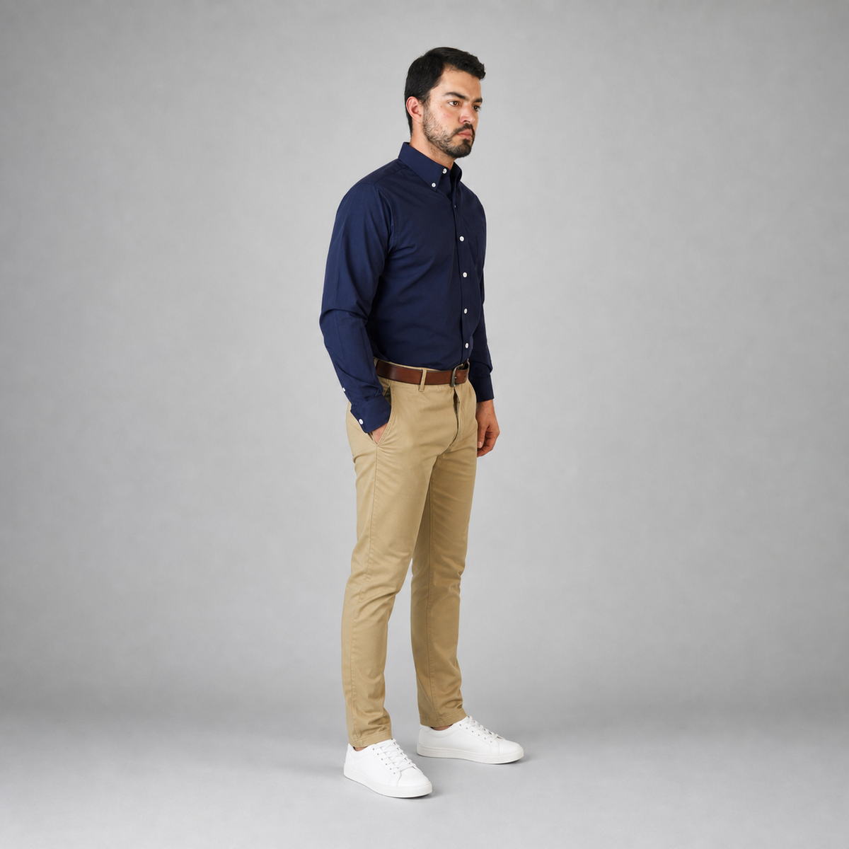 Camisa Venecia Marino A0035