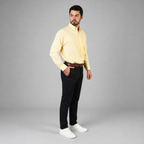 Camisa Oxford Ingles Amarillo A0205