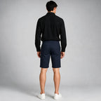 Bermuda Gabardina Marino A0650