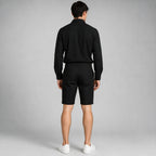 Bermuda Gabardina Negro A0650