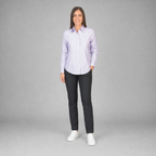 Blusa Oxford Pin Point Lila B0065